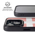 Denmark Flag Distressed iPhone 15 Kickstand Case