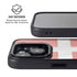 Denmark Flag Distressed iPhone 15 Plus Kickstand Case