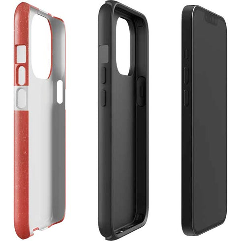 Denmark Flag Distressed iPhone 15 Pro Impact Case
