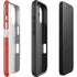 Denmark Flag Distressed iPhone 16 Impact Case