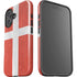 Denmark Flag Distressed iPhone 16 Impact Case