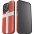Denmark Flag Distressed iPhone 16 Pro Impact Case