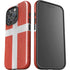 Denmark Flag Distressed iPhone 16 Pro Max Impact Case