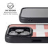 Denmark Flag Distressed iPhone 16 Pro Max Kickstand Case