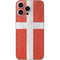 Denmark Flag Distressed iPhone 16 Pro Max Skin