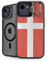 Denmark Flag Distressed iPhone 16e Kickstand Case
