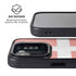 Denmark Flag Distressed iPhone 16e Kickstand Case