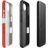 Denmark Flag Distressed iPhone 16e Impact Case