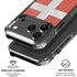 Denmark Flag Distressed iPhone 18 Pro Clear Case