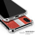 Denmark Flag Distressed iPhone X/XS Clear Case