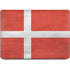 Denmark Flag Distressed Apple MacBook Pro 16-inch Skin