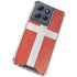 Denmark Flag Distressed Moto G Play 5G (2025) Clear Case