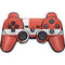 Denmark Flag Distressed PS3 Dual Shock wireless controller Skin