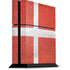 Denmark Flag Distressed PlayStation PS4 Skins