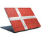 Denmark Flag Distressed Surface Laptop Skin