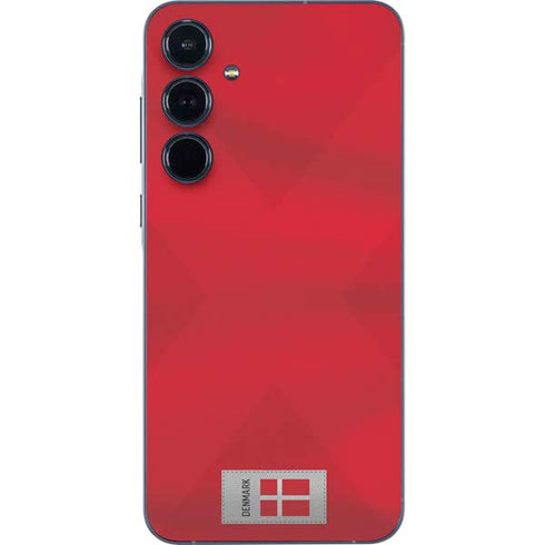 Denmark Soccer Flag Galaxy A55 5G Skin