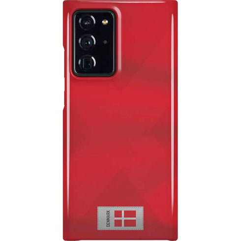 Denmark Soccer Flag Galaxy Cases
