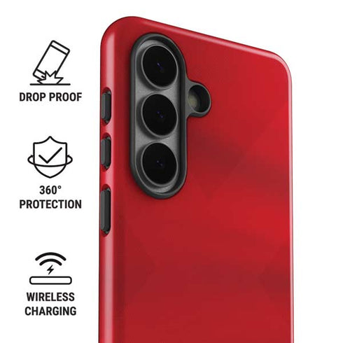Denmark Soccer Flag Galaxy S26 Impact Case