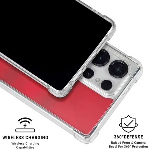 Denmark Soccer Flag Galaxy S26 Ultra Clear Case