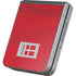 Denmark Soccer Flag Galaxy Z Flip6 Skin