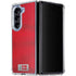 Denmark Soccer Flag Galaxy Z Fold5 5G Clear Case
