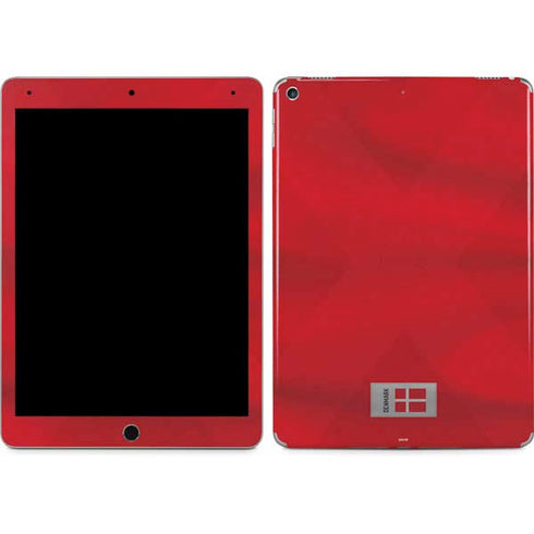Denmark Soccer Flag iPad Skins