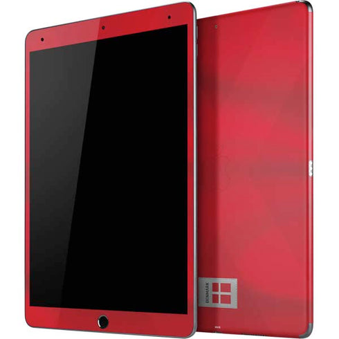 Denmark Soccer Flag iPad Skins