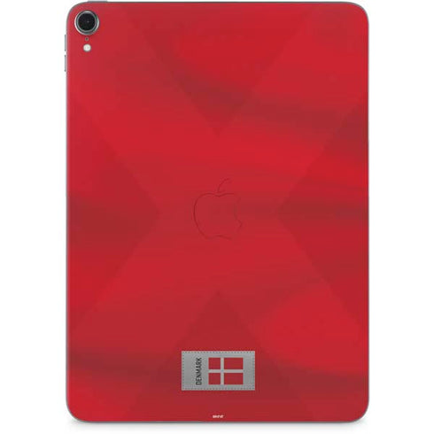 Denmark Soccer Flag Apple iPad Pro Skin