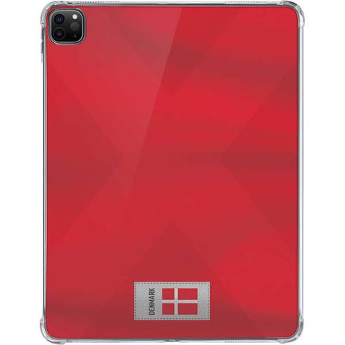 Denmark Soccer Flag iPad Pro 11in (2024) Clear Case