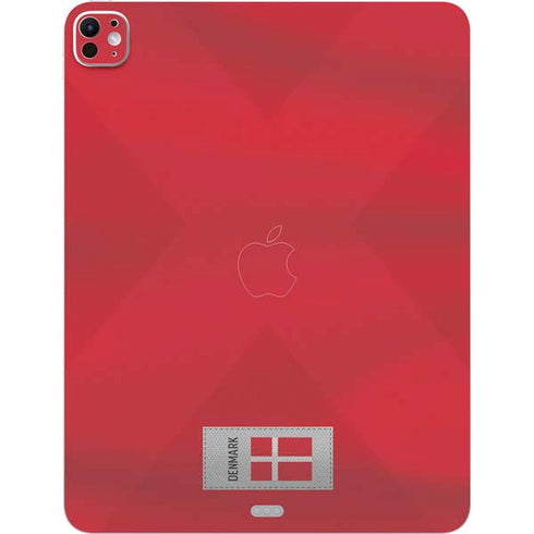 Denmark Soccer Flag iPad Pro 13in M4 (2024) Skin