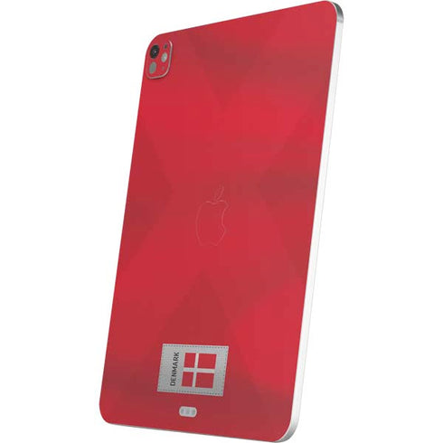 Denmark Soccer Flag iPad Pro 13in M4 (2024) Skin