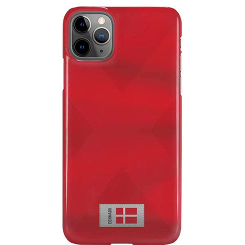 Denmark Soccer Flag iPhone Cases