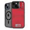 Denmark Soccer Flag iPhone 14 Plus Kickstand Case