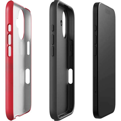 Denmark Soccer Flag iPhone 16 Impact Case