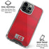 Denmark Soccer Flag iPhone 16 Pro Max Clear Case