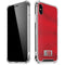 Denmark Soccer Flag iPhone X/XS Clear Case