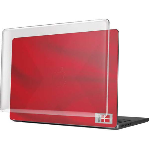 Denmark Soccer Flag MacBook Pro 14in (2021-24) Case plus Skin