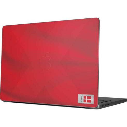 Denmark Soccer Flag Apple MacBook Pro 14-inch Skin