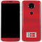 Denmark Soccer Flag Moto E5 Plus Skin