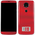 Denmark Soccer Flag Moto E5 Plus Skin