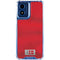 Denmark Soccer Flag Moto G 5G (2024) Clear Case