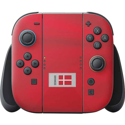 Denmark Soccer Flag Nintendo Switch 2 (2025) Joy-Con Controller Skin