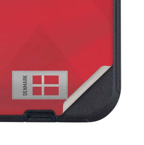 Denmark Soccer Flag Otterbox Defender iPhone Skin