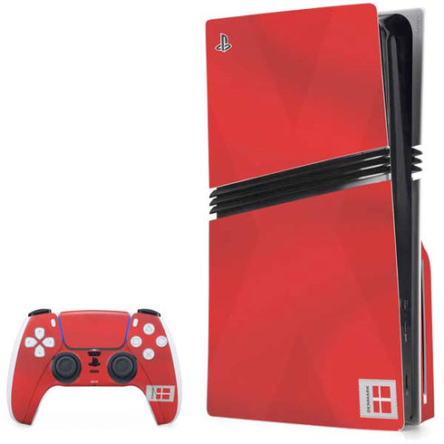 Denmark Soccer Flag PS5 Pro Disk Bundle Skin