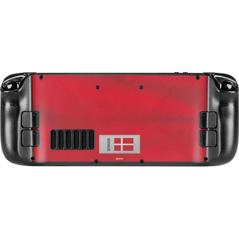 Denmark Soccer Flag Steam Deck Handheld Gaming Computer Skin