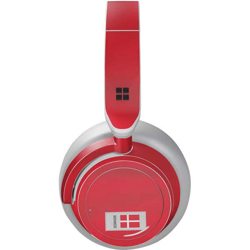 Denmark Soccer Flag Surface Headphones Skin