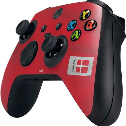 Denmark Soccer Flag Xbox Series X Controller Skin