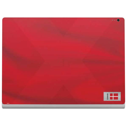 Denmark Soccer Flag Surface Book 2 13.5in Skin