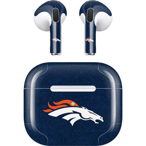 NFL Denver Broncos - Distressed Apple AirPods (3rd Gen 2021) Skin