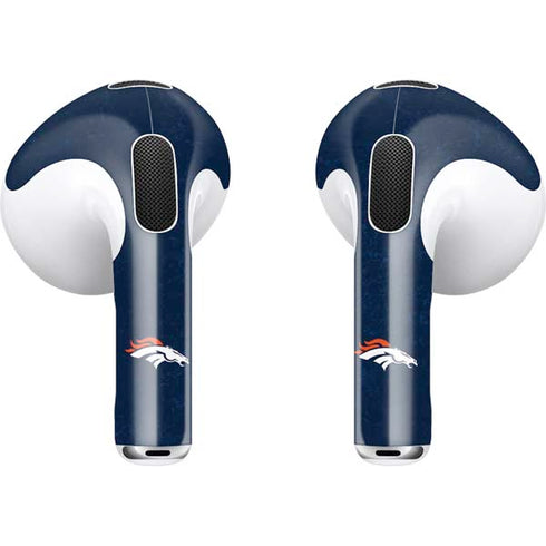 NFL Denver Broncos - Distressed Apple AirPods (3rd Gen 2021) Skin